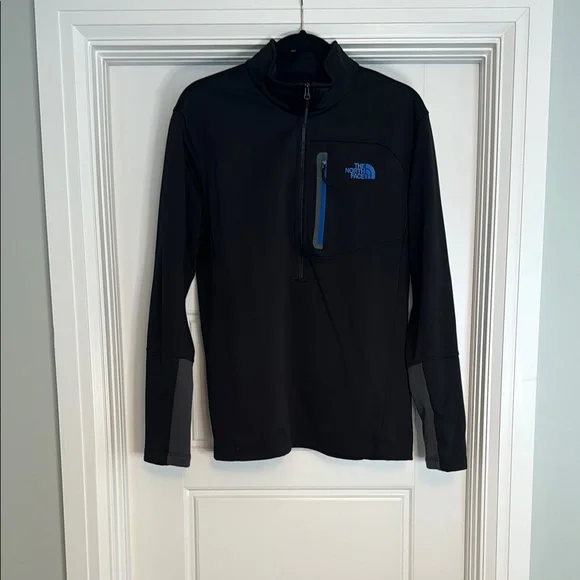 Dark Charcoal Gray Lightweight Athletic Jacket with High Collar and Zipper - Picture 1 of 3